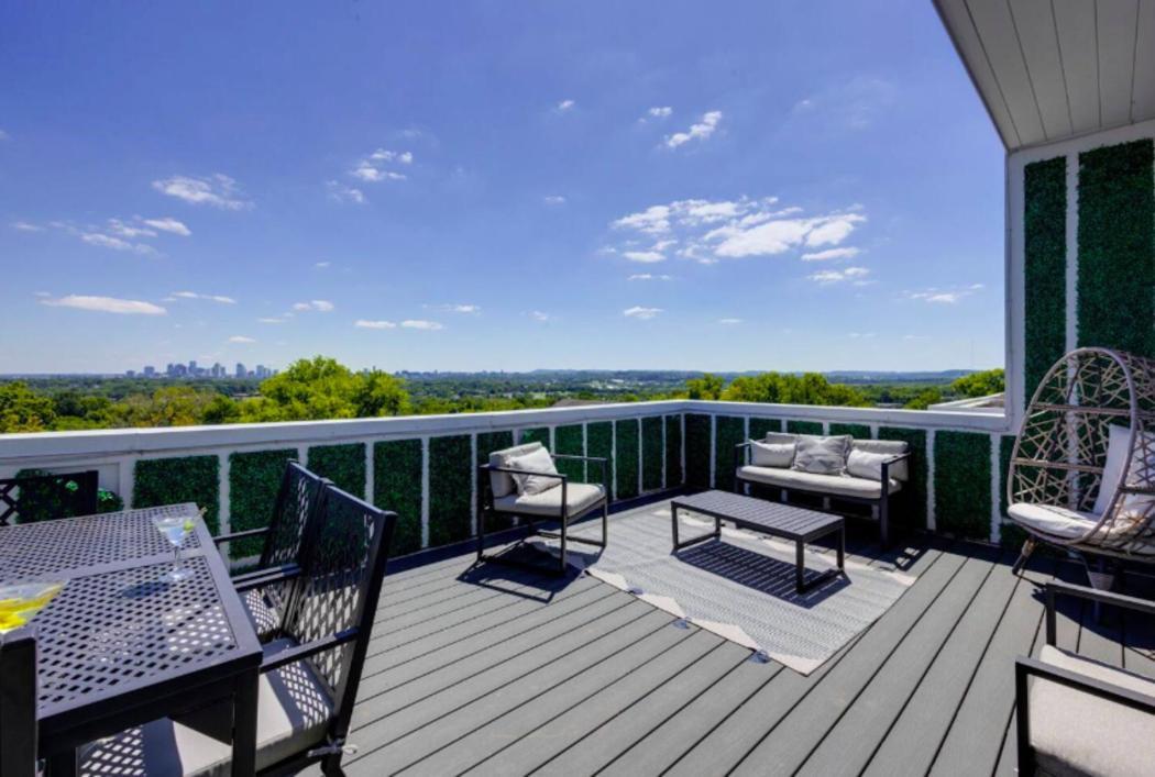 Luxury Four-Story Home, Rooftop Deck With Views, Pingpong! Sleeps 12! Nashville Ngoại thất bức ảnh